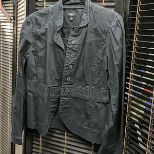 Mossimo stretch twill blazer black L